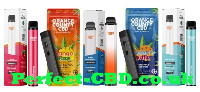 Here are just a few of the Orange County CBD Disposables we stock and sell