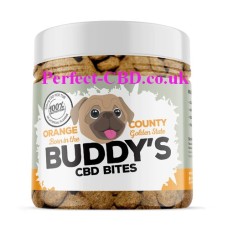 show the jar containing the Buddy's CBD Bites from Orange County