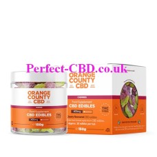 Small Jar and box containing the CBD Gummy Cherries Small Tub by Orange County